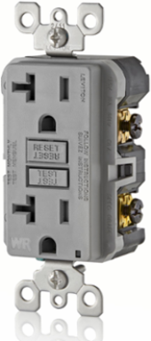 20 Amp Self-Test Weather-Resistant GFCI Outlet, 125 Volt, Tamper-Resistant