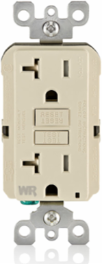 20 Amp Weather-Resistant GFCI Outlet, Tamper-Resistant, 125 Volt