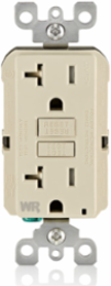 20 Amp Weather-Resistant GFCI Outlet, Tamper-Resistant, 125 Volt