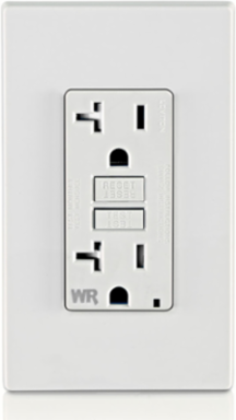 20 Amp Weather-Resistant Self-Test GFCI Outlet, Tamper-Resistant, 125 Volt