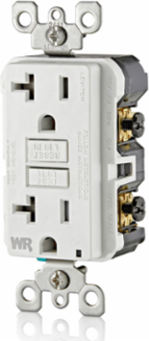 20 Amp Weather-Resistant Self-Test GFCI Outlet, Tamper-Resistant, 125 Volt