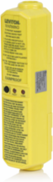 20 Amp Rainproof In-Line GFCI with Manual Reset, 120 VAC, Yellow