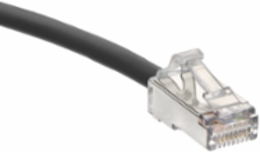 Cat 6A High-Flex Patch Cord, 4 ft, Black, 10 Gigabit, 1-500 MHz