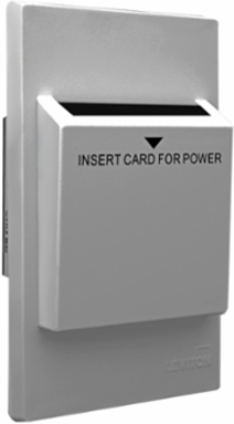 Gray Keycard Switch, Title 24 & ASHRAE 90.1 Compliant, 25 PK