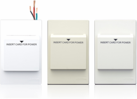 Hospitality Key Card Switch, 120-277V, No Neutral, Title 24 Compliant