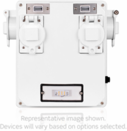 Dockhead Power Pedestal, Single-Phase Loop Bus Bar