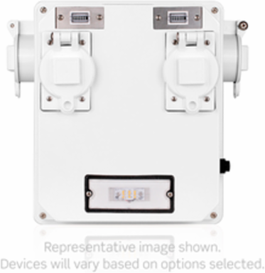 Dockhead Power Pedestal, Single-Phase Loop Bus Bar