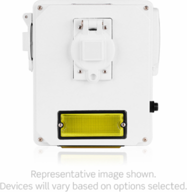 Dockhead Power Pedestal, Single-Phase Loop Bus Bar