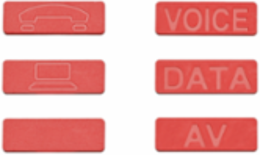 ATLAS-X1™ Bulk Icons Pack of 72, Crimson, Interchangeable, Color-Matched