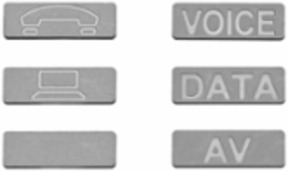 ATLAS-X1 Bulk Icons Pack of 72, Gray - RoHS Compliant, USA Made
