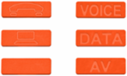 ATLAS-X1 Bulk Icons Pack of 72 - Orange (24 Voice, 24 Data, 24 AV)