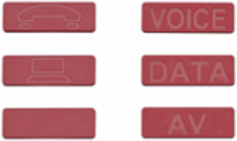 ATLAS-X1™ Bulk Icons Pack of 72, Dark Red, Interchangeable Icons