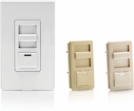 IllumaTech 0-10V Dimmer Switch 1200VA, 1500VA @ 277VAC, LED Locator Light