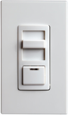 IllumaTech 0-10V Dimmer Switch 1200VA, 1500VA @ 277VAC, LED Locator Light