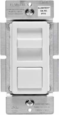 IllumaTech 0-10V Dimmer Switch, 1200VA, Dual Voltage 120/277VAC