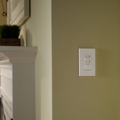 IllumaTech Dimmer Switch, 150W LED/600W Incandescent, Slide Control, 120VAC