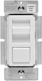 IllumaTech Dimmer Switch, 150W LED/600W Incandescent, Slide Control, 120VAC