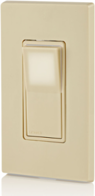 Decora LED Illuminated Rocker 3-Way Switch, 15 Amp, 120/277 Volt, Ivory