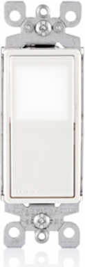 Decora LED Illuminated Rocker 3-Way Switch, 15 Amp, 120/277 Volt, White