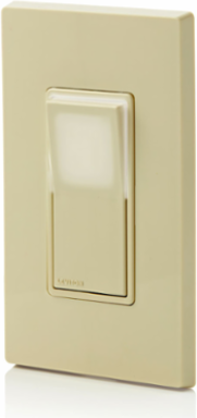 Decora LED Illuminated 4-Way Rocker Switch 15 Amp 120/277 Volt Ivory