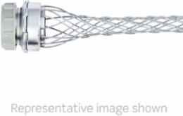 Strain Relief Grip, 0.40"-0.54" Cable, 1/2" NPT, Light Duty, Dust Tight