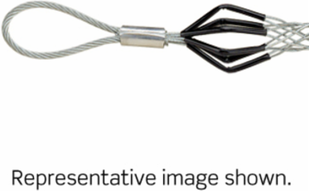Flexible Eye Pulling Grip for Cable Dia. .500 - .610 Inch, Single Weave, 8 Inch Length