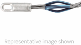 Pulling Grip 0.75-1 Inch Cable, 14100 lbs Break Strength, Galvanized Steel, Rotating Eye