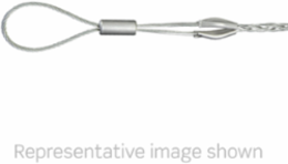 Pulling Grip, 0.22"-0.36" Cable Diameter, 1650 LBS Break Strength, Galvanized Steel