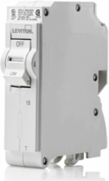 15A 1-Pole Thermal Magnetic Circuit Breaker, 120V/240V, 10 KA Rating