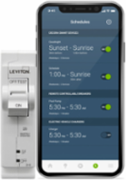 20A Smart GFCI Circuit Breaker 1-Pole 120 VAC, Plug-On, 10 KA Rating