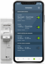 20A 1-Pole Smart Circuit Breaker, 120 VAC, Plug-On Installation