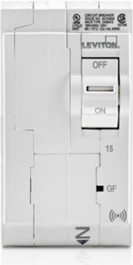15A 2-Pole Smart GFPE Circuit Breaker 120/240V, Hydraulic Magnetic Trip