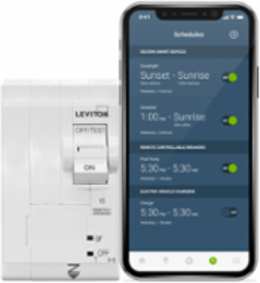 15A 2-Pole Smart GFPE Circuit Breaker with Remote Control, 10 KA Rating