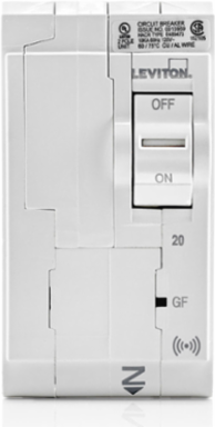 20A 2-Pole Smart GFPE Circuit Breaker, Hydraulic Magnetic, 120/240V