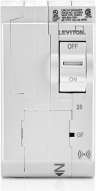 25A 2-Pole Smart GFPE Hydraulic Magnetic Circuit Breaker 120/240V