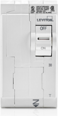 30A 2-Pole Thermal Magnetic Circuit Breaker, 120/208V & 120/240V, Plug-On Installation