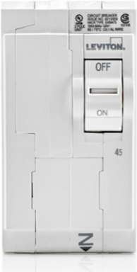 45A 2-Pole Hydraulic Magnetic Circuit Breaker, 10KA Short Circuit Rating, 120/240V