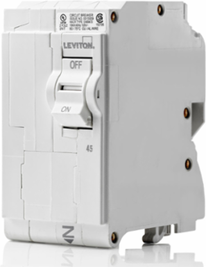 45A 2-Pole Hydraulic Magnetic Circuit Breaker, 10KA Short Circuit Rating, 120/240V