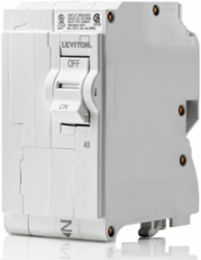 45A 2-Pole Hydraulic Magnetic Circuit Breaker, 10KA Short Circuit Rating, 120/240V