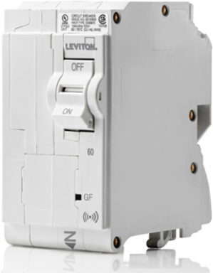 60A 2-Pole Smart GFPE Circuit Breaker, Hydraulic Magnetic, 120/240V