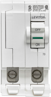 70A 2-Pole Hydraulic Magnetic Circuit Breaker 120/208V 120/240V