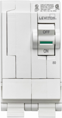 80A 2-Pole Hydraulic Magnetic Circuit Breaker 120/208V and 120/240V