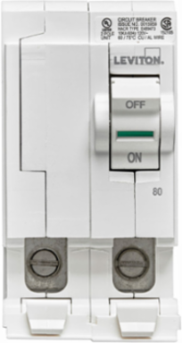 80A 2-Pole Hydraulic Magnetic Circuit Breaker 120/208V and 120/240V