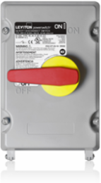 100 Amp Non-Fused PowerSwitch Disconnect Switch, 600 Volt, PBT+PC Enclosure