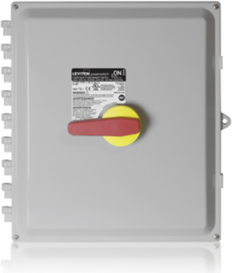 100 Amp Fused PowerSwitch Disconnect Switch, 600 Volt, Non-Metallic Enclosure