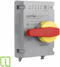 30/32 Amp Non-Fused Disconnect Switch Replacement Cover 600 VAC, LED Indication