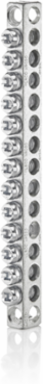 Ground Bar Kit, 13 Terminals, 14-4 AWG, Gray