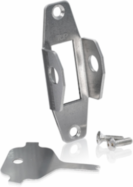 Switch Lockout Bracket, 1 Gang, Non-magnetic 302 Stainless Steel
