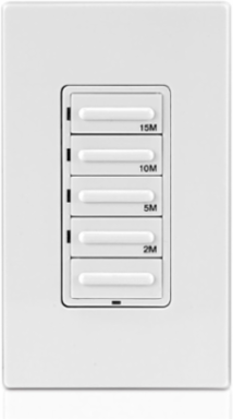 Decora 15-Minute Countdown Timer, 120VAC, 20A Resistive/Inductive, White/Ivory/Light Almond