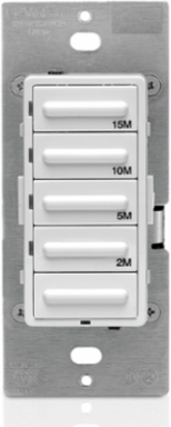 Decora 15-Minute Countdown Timer, 120VAC, 20A Resistive/Inductive, White/Ivory/Light Almond